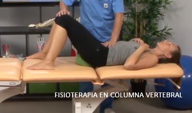 La fisioterapia en columna vertebral, fortalece y acondiciona los músculos de la espalda
